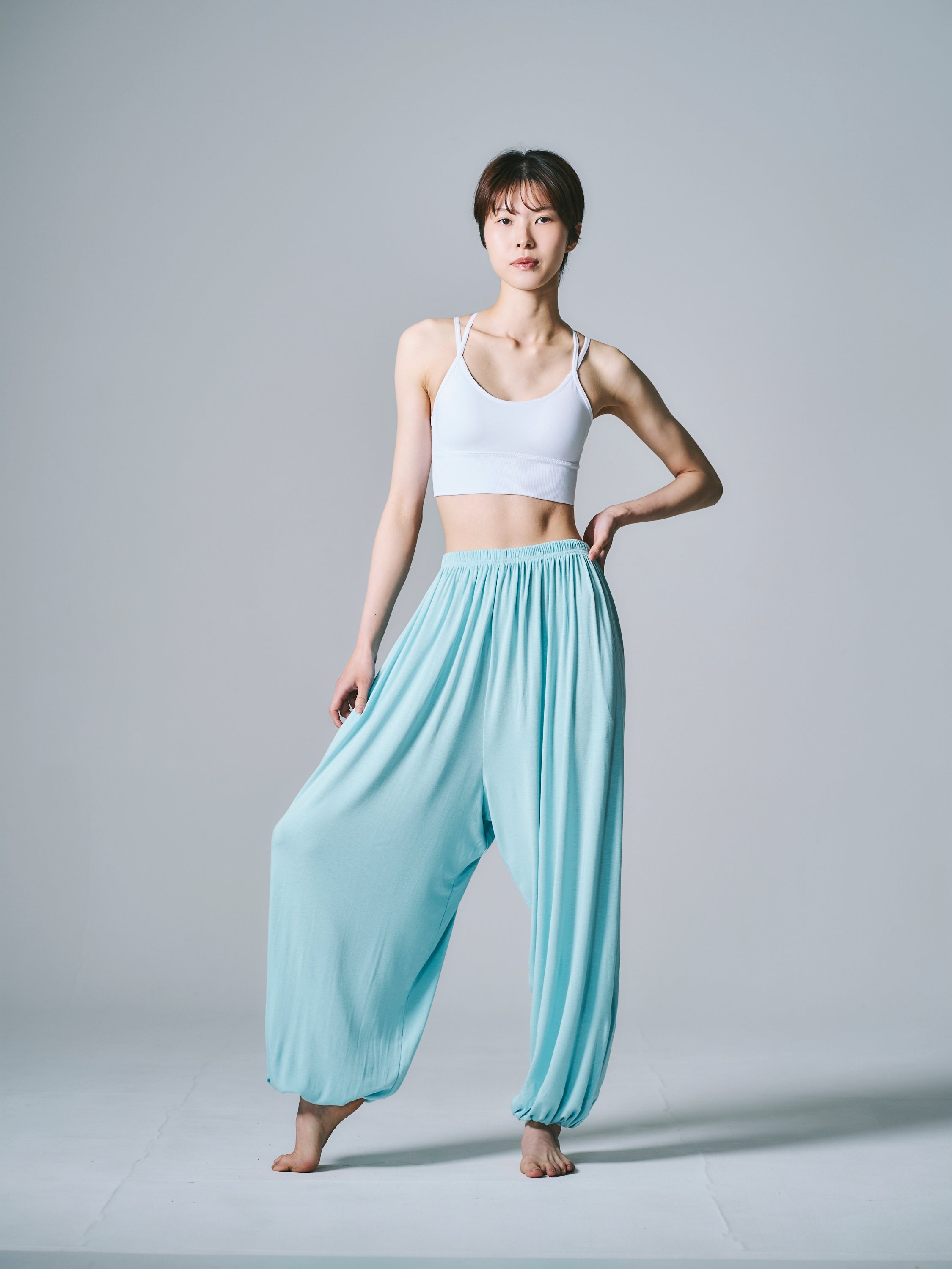 シャンティ バルーン パンツ スカイブルー
