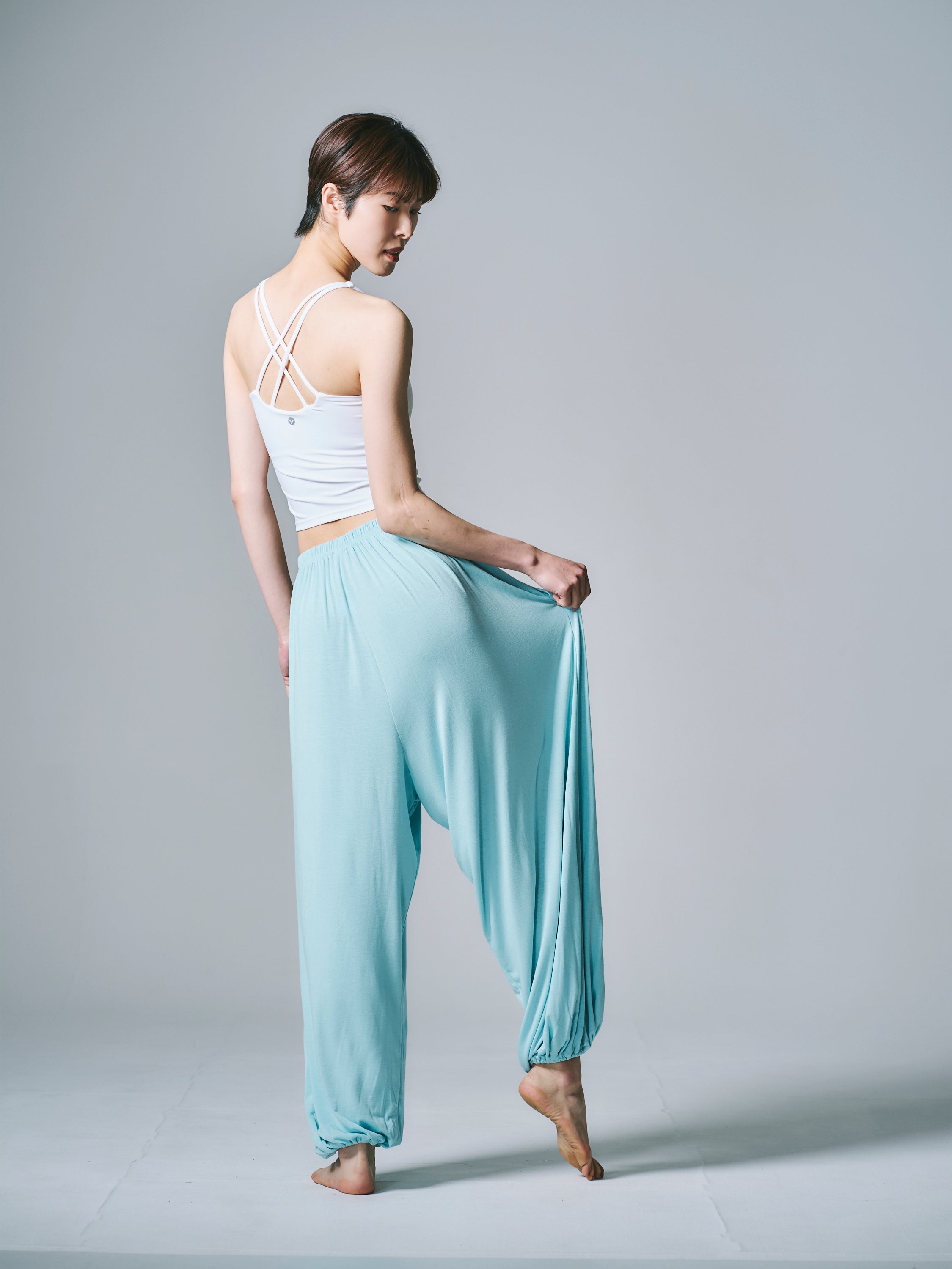 シャンティ バルーン パンツ スカイブルー