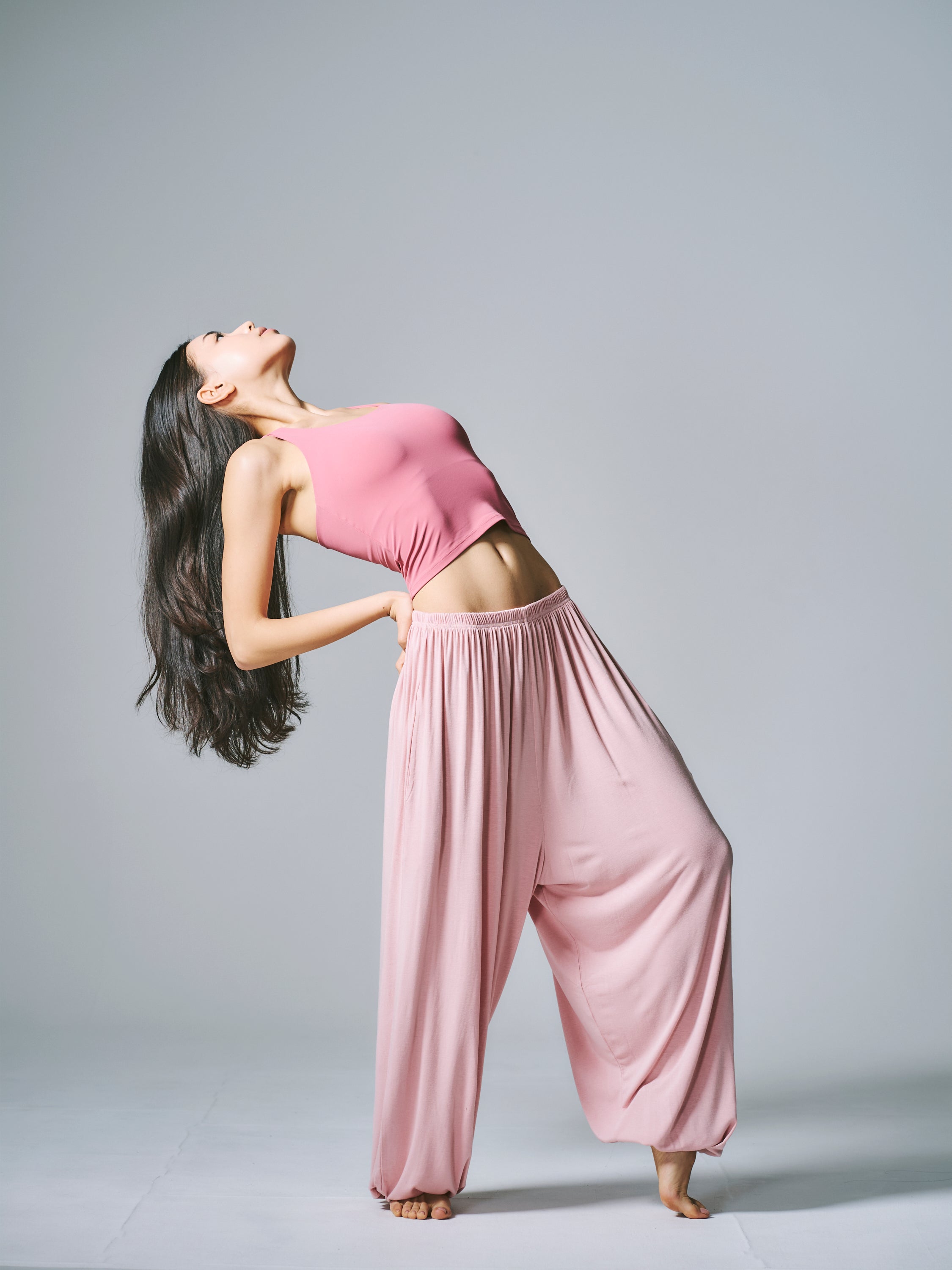 シャンティ バルーン パンツ ピンク