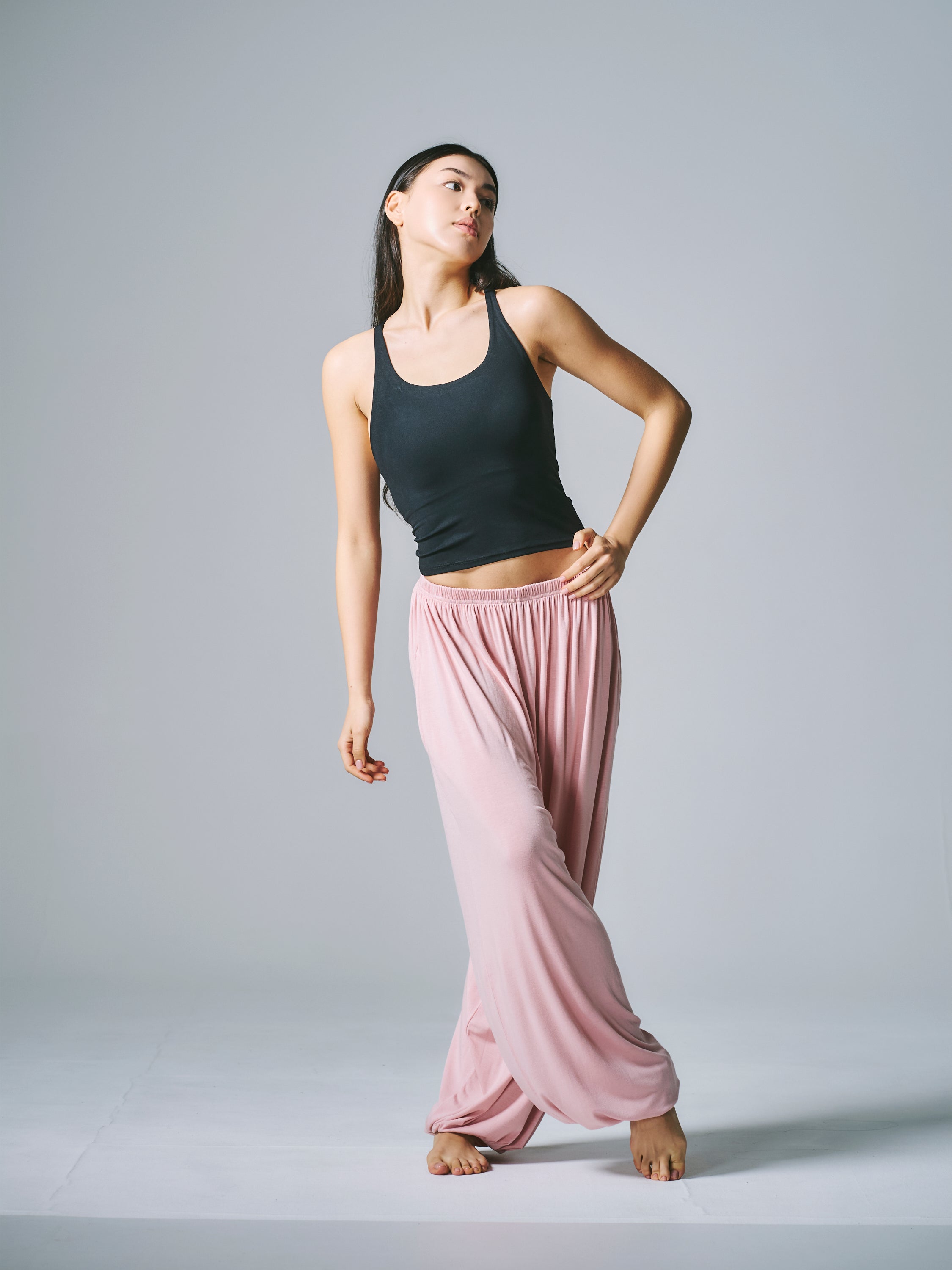 シャンティ バルーン パンツ ピンク