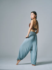 シャンティ バルーン パンツ ブルーグレー