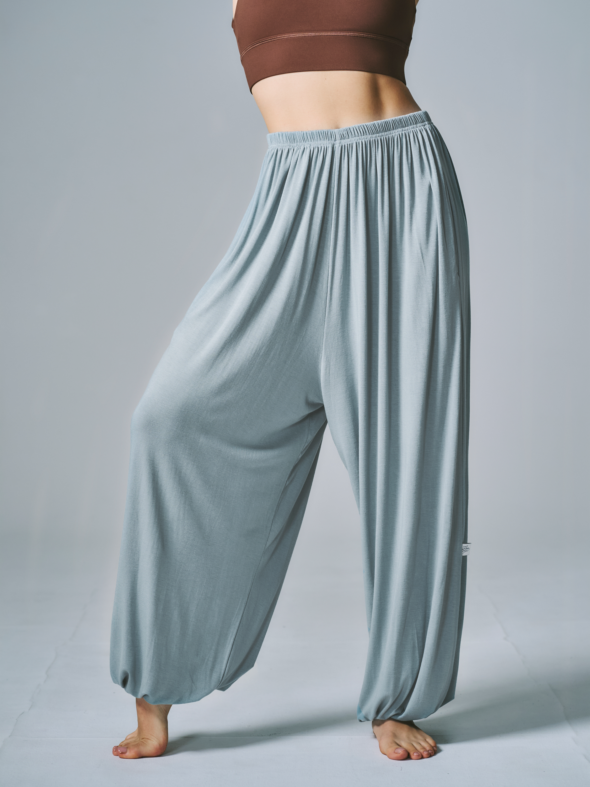 シャンティ バルーン パンツ ブルーグレー
