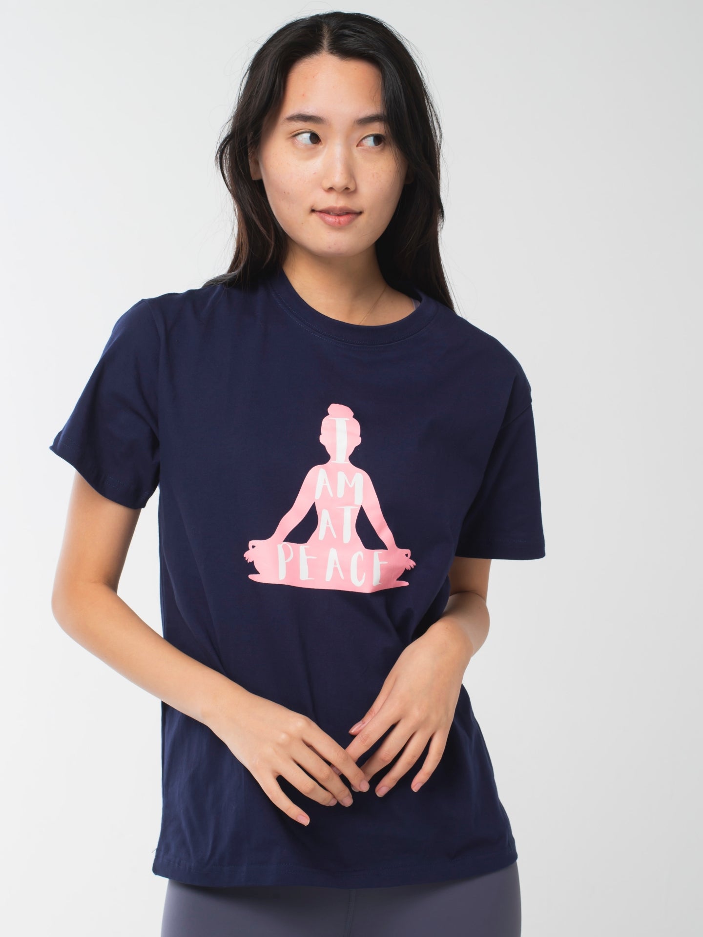 I am at peace T-shirts Navy