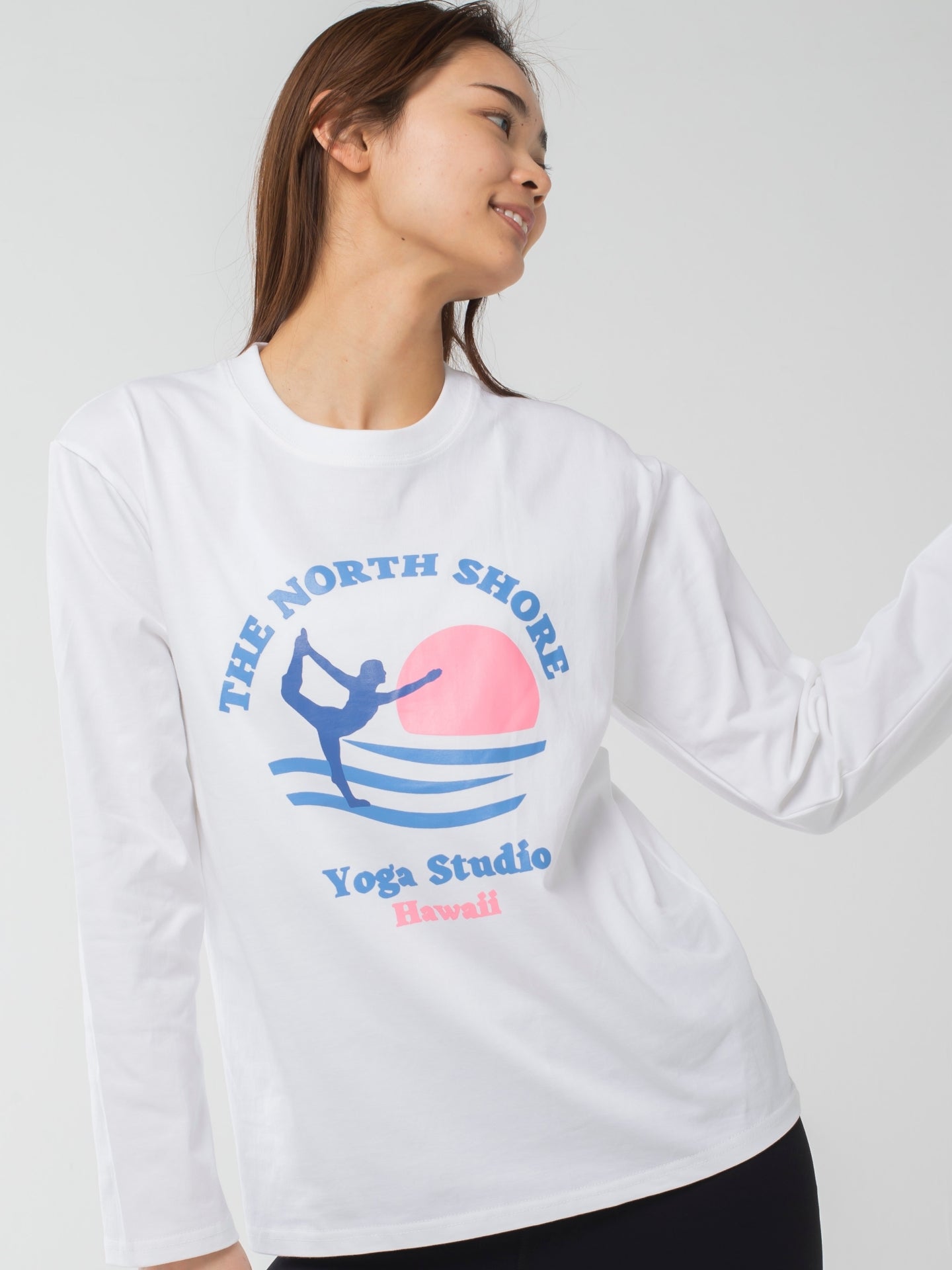 North Shore Long-Sleeve Tee White