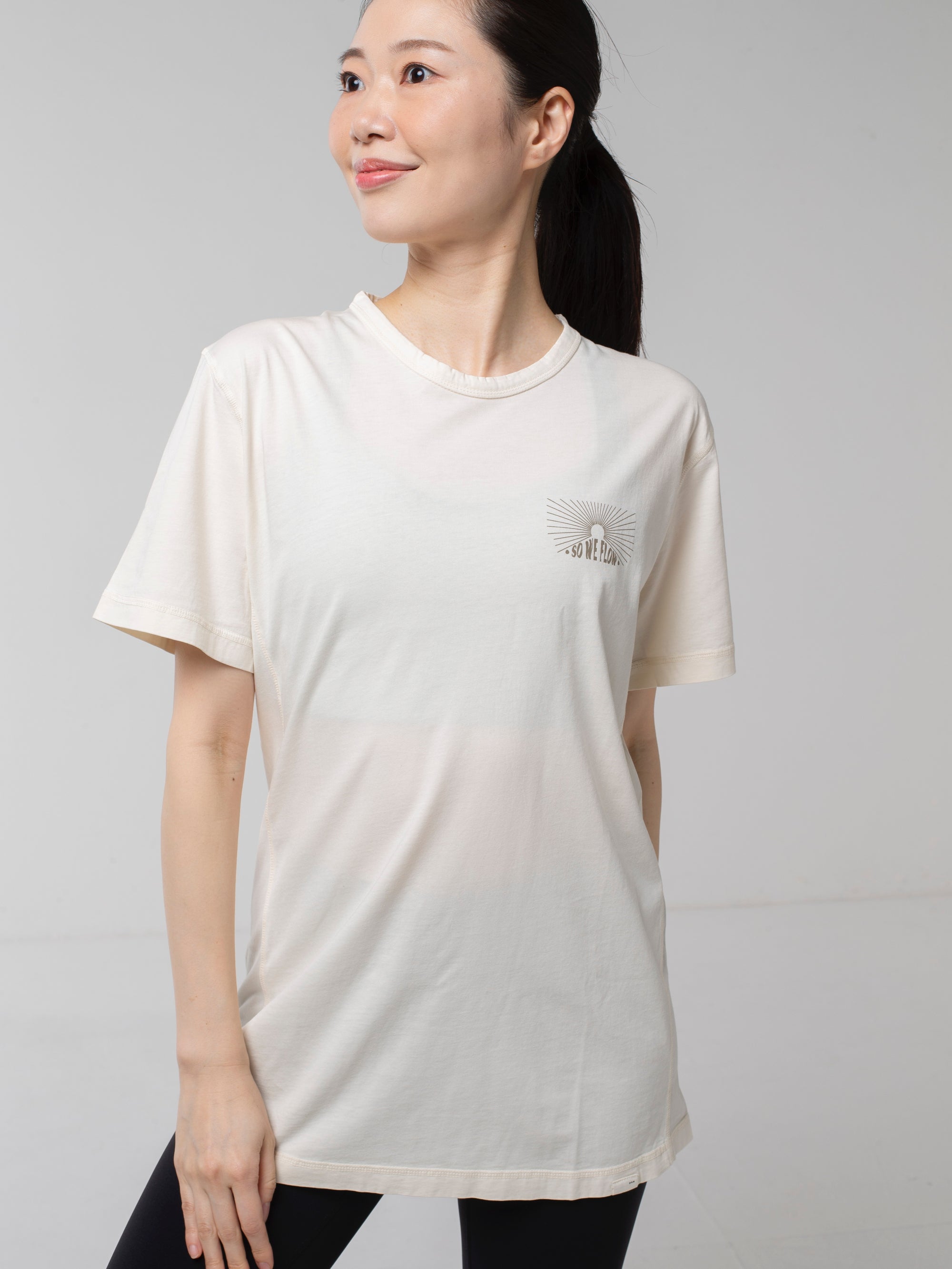 【オーガニック綿】サンフロワ Tシャツ リサイクルオーガニックコットン