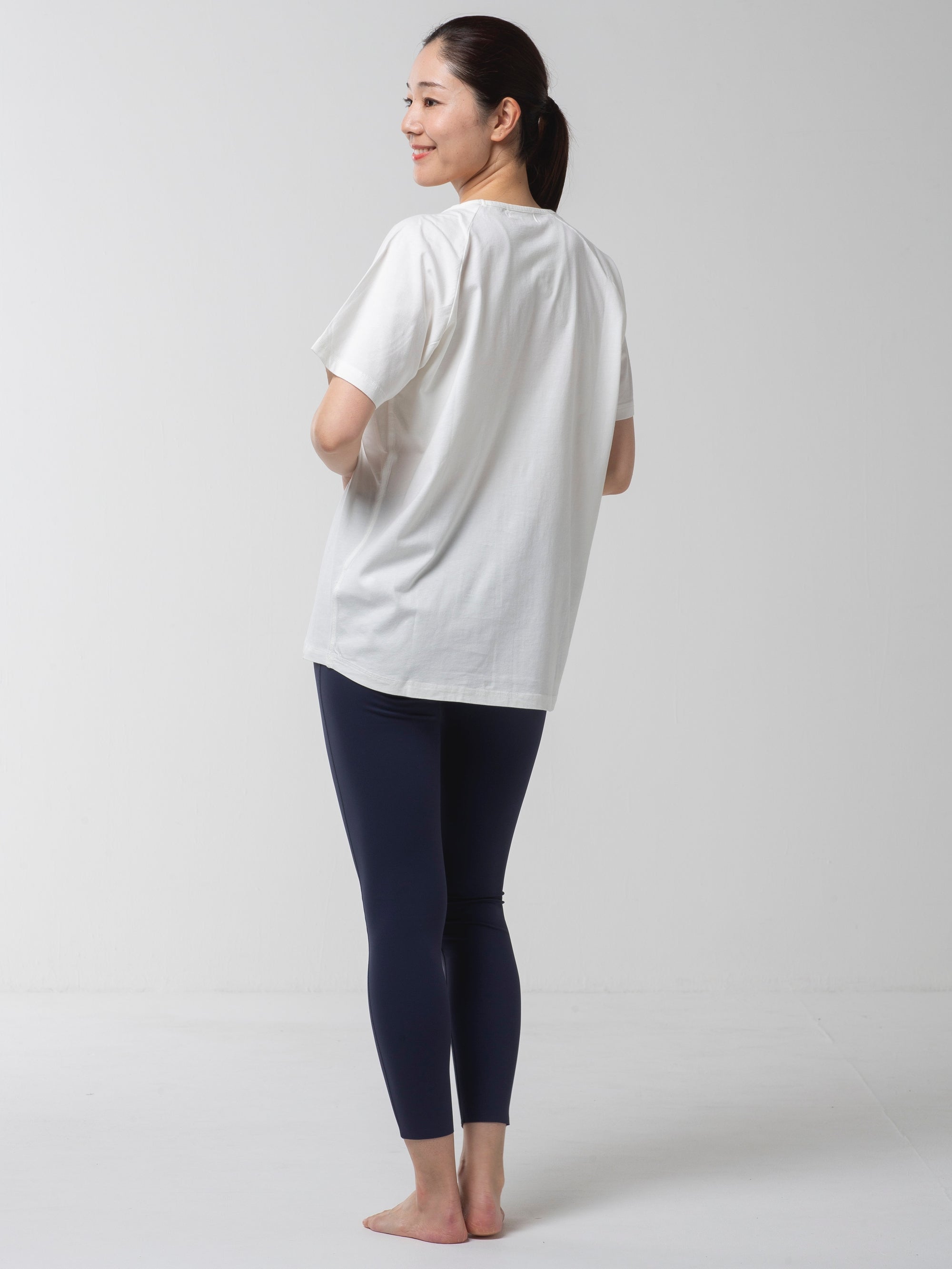 【オーガニック綿】ジャージー Tシャツ ナチュラル