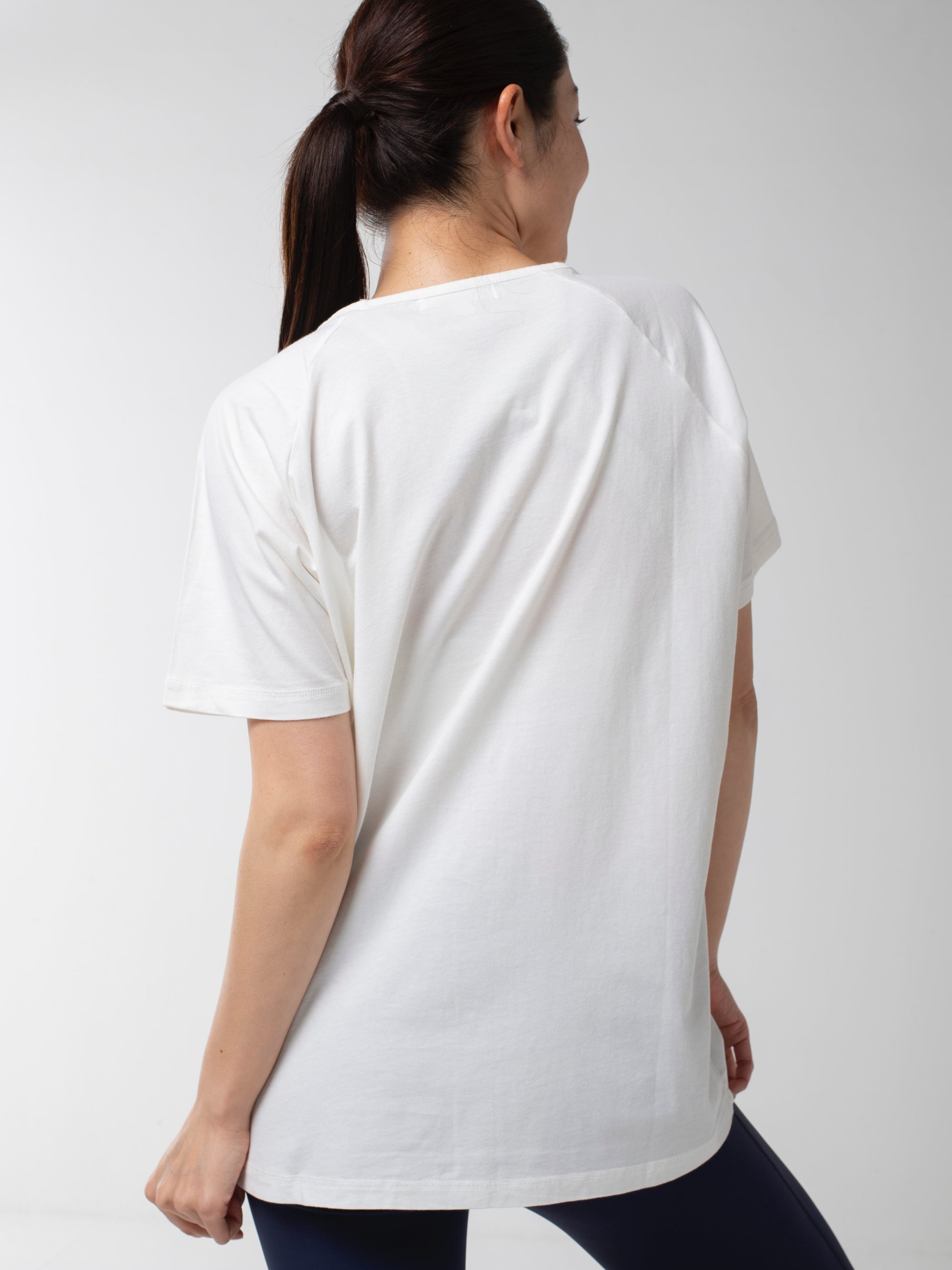 【オーガニック綿】ジャージー Tシャツ ナチュラル