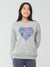 Love & peace Sweat Grey Marl