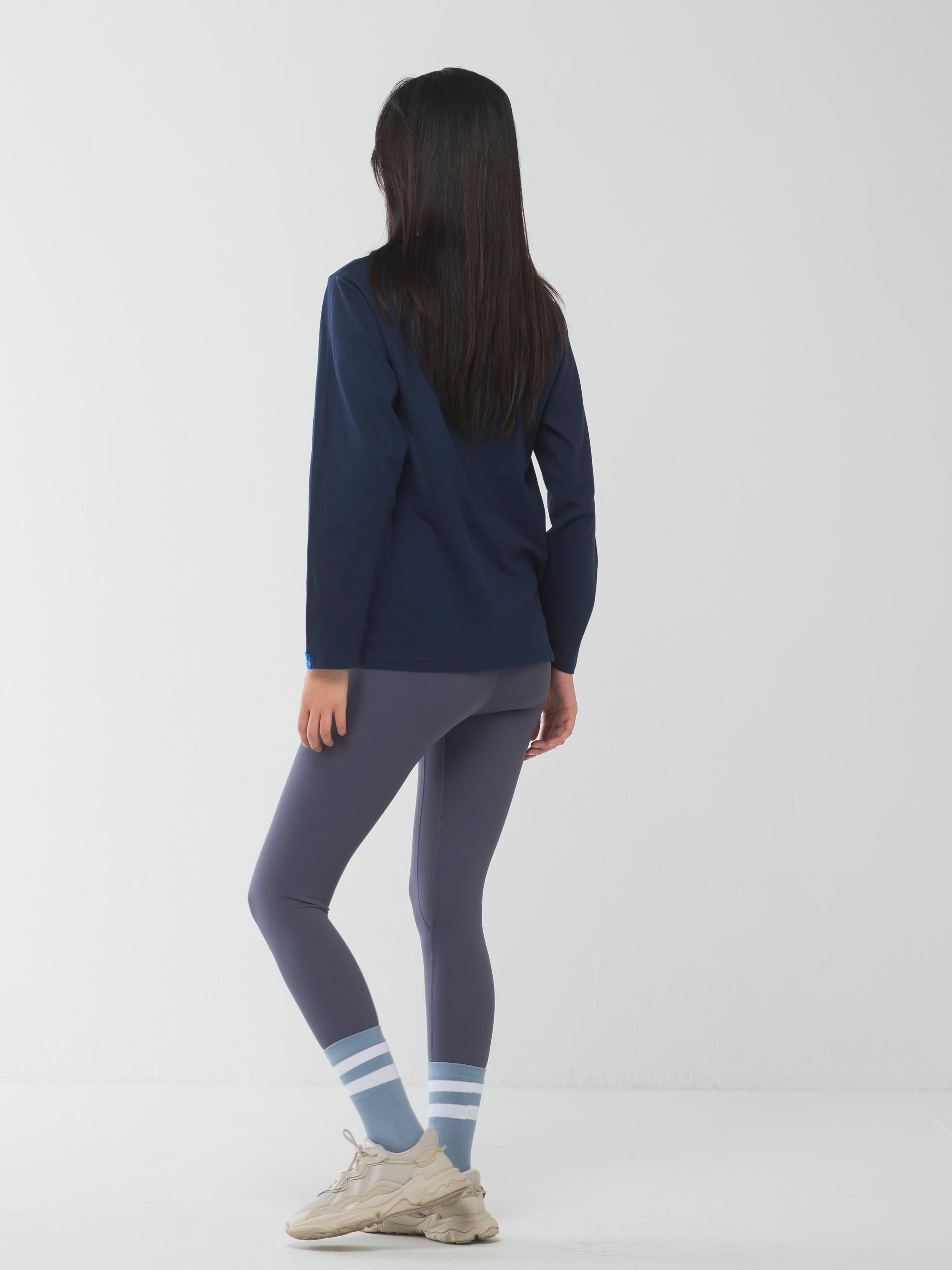 I love yoga Long-Sleeve Tee Navy