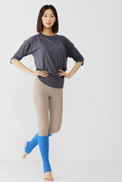 エッセンシャルズ レッグウォーマー ショート ブルー