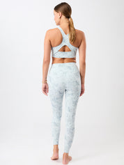 MANDALA モノプリンテッド タイツ ブルー ミラージュ