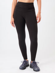 MANDALA ピラティス タイツ【GOTS認証 オーガニックコットン】ブラック