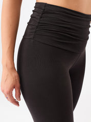 MANDALA ピラティス タイツ【GOTS認証 オーガニックコットン】ブラック