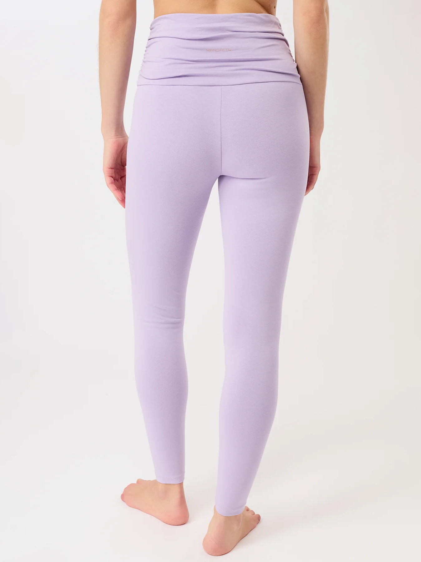 MANDALA ピラティス タイツ【GOTS認証 オーガニックコットン】バイオレット