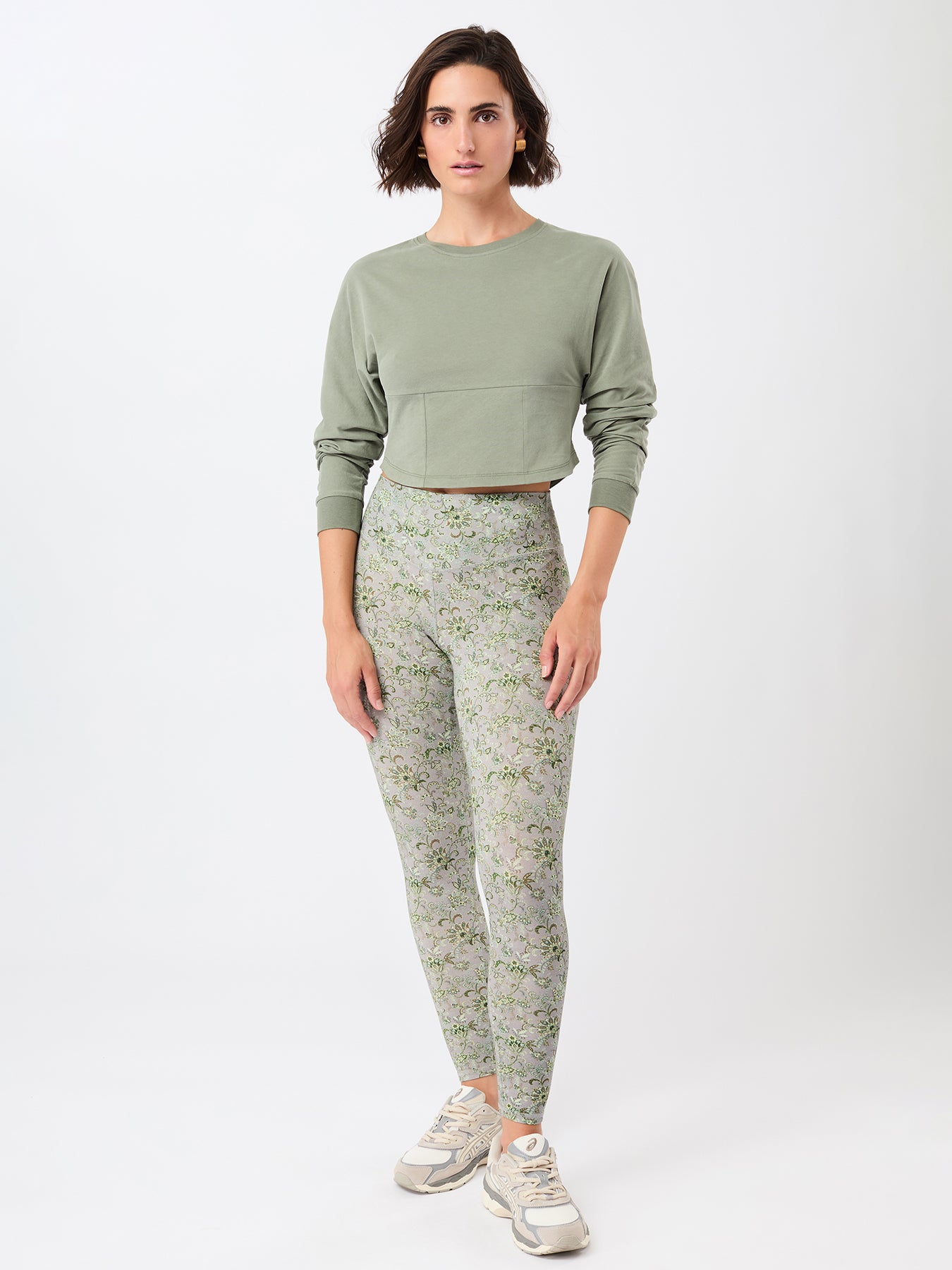 MANDALA ベスト プリント レギンス シャリマー プリント