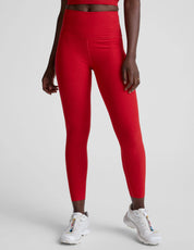 BEYOND YOGA スペースダイ コート イン ザ ミディ HW レギンス ホリー レッド ヘザー