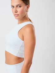 MANDALA アスレジャー トップ【GOTS認証 オーガニックコットン】ベビーブルー