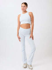 MANDALA アスレジャー トップ【GOTS認証 オーガニックコットン】ベビーブルー