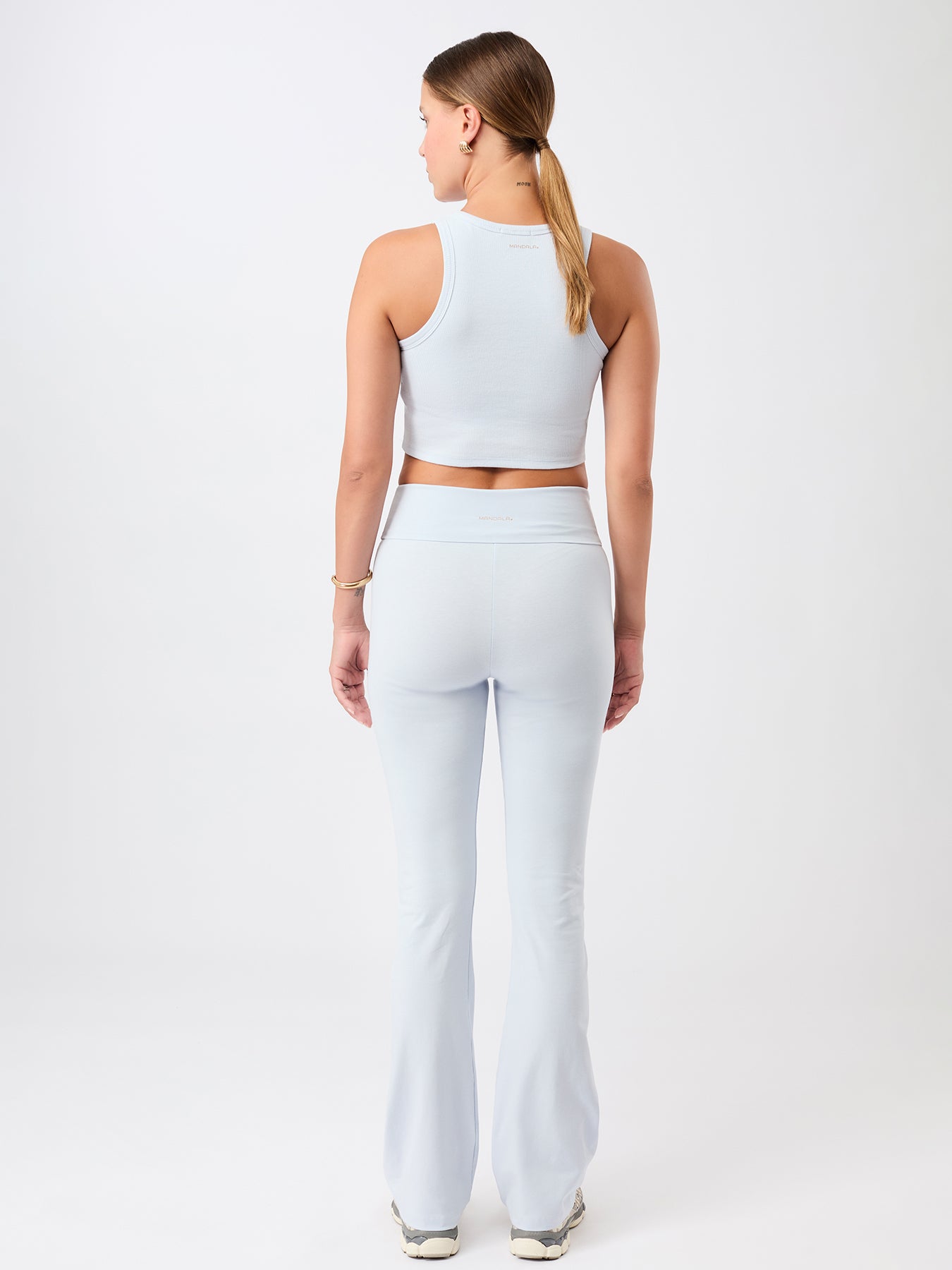 MANDALA アスレジャー トップ【GOTS認証 オーガニックコットン】ベビーブルー