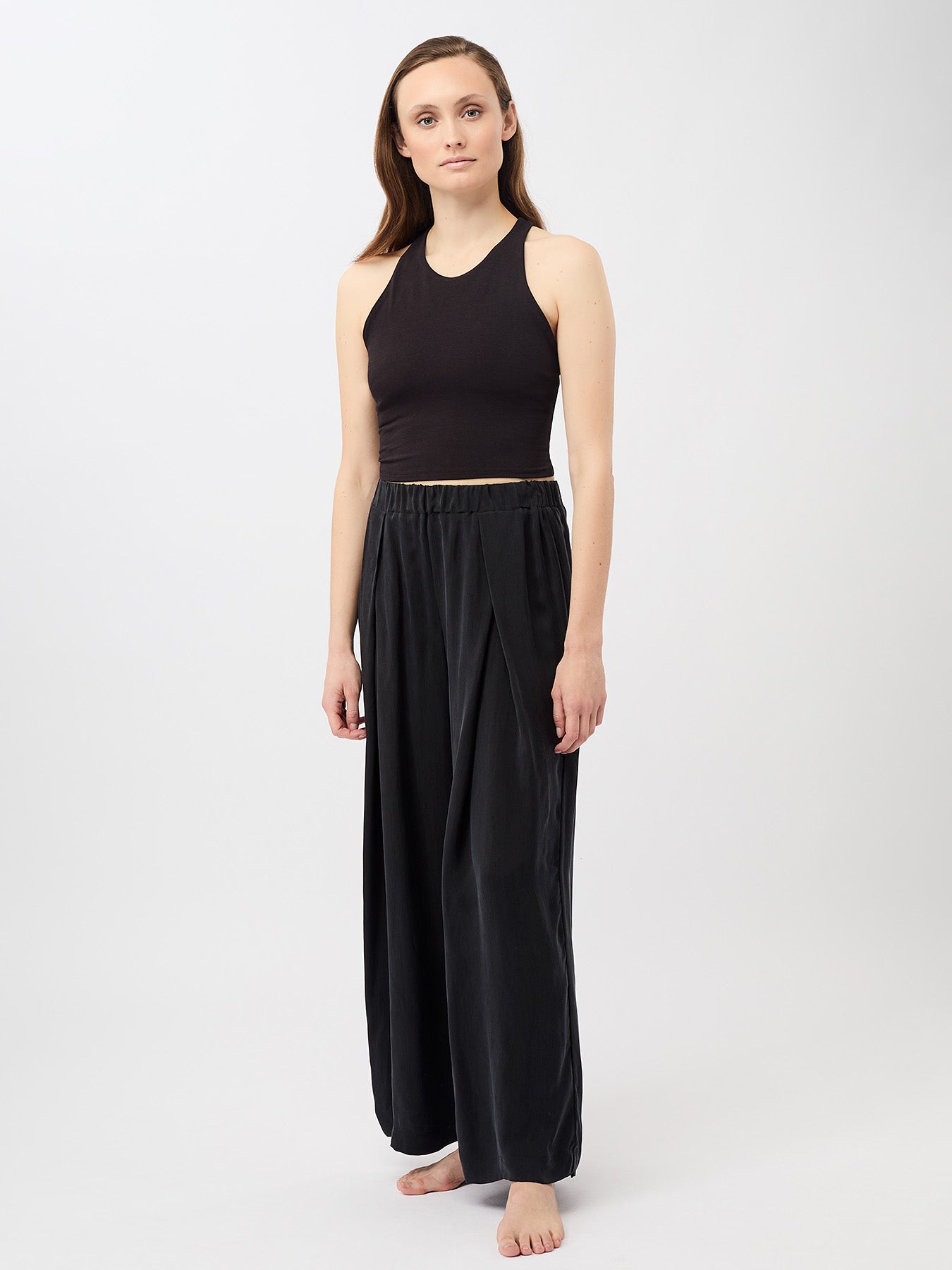 MANDALA クロス トップ ブラック