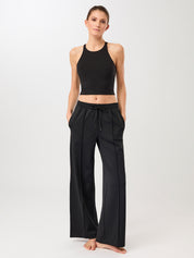 MANDALA クロス トップ【Tencel™素材】ブラック