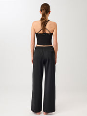 MANDALA クロス トップ【Tencel™素材】ブラック