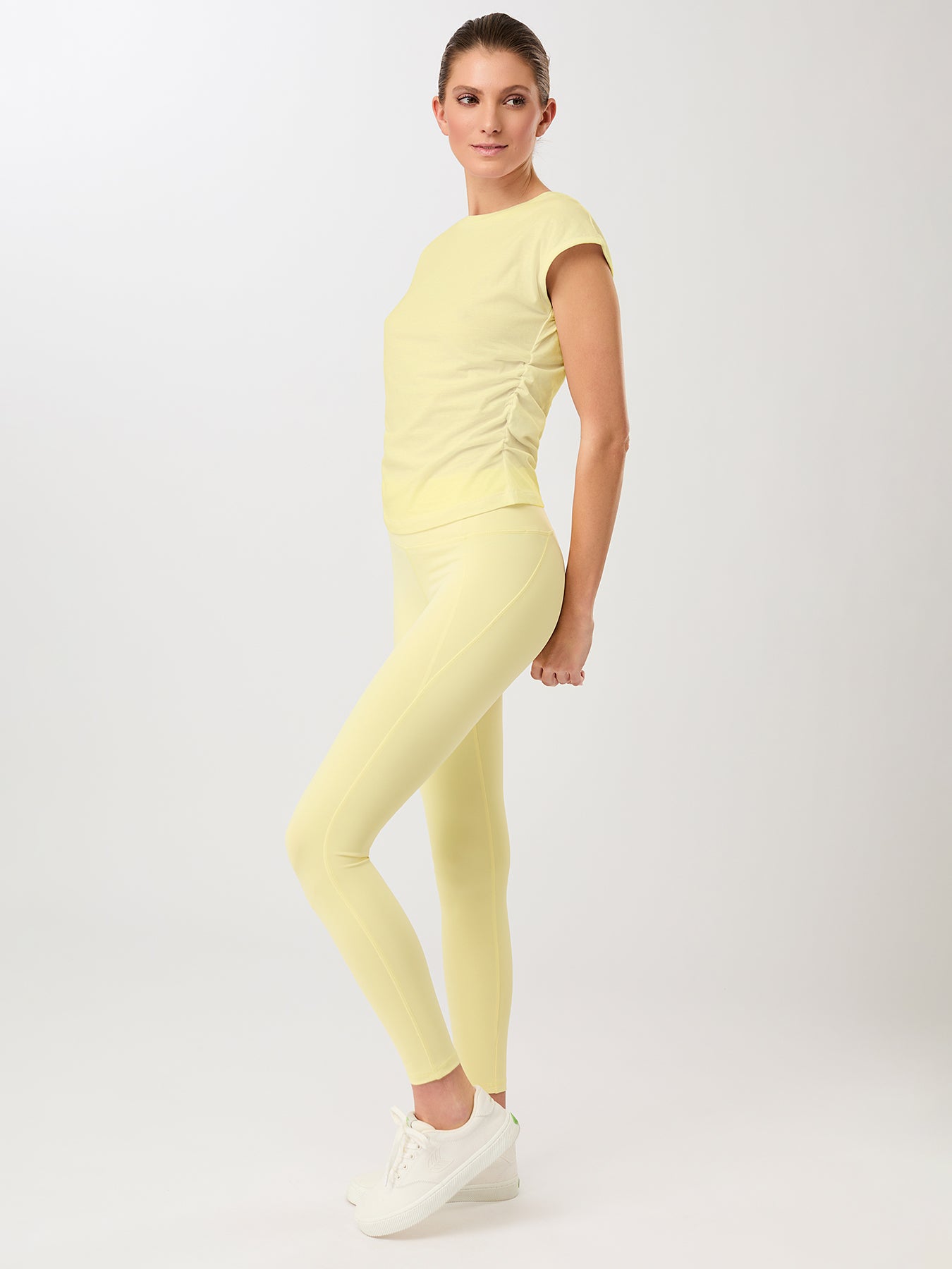 MANDALA サイド ラッフルド トップ【GOTS認証 オーガニックコットン】シトラス ラッシュ