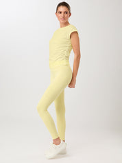 MANDALA サイド ラッフルド トップ【GOTS認証 オーガニックコットン】シトラス ラッシュ