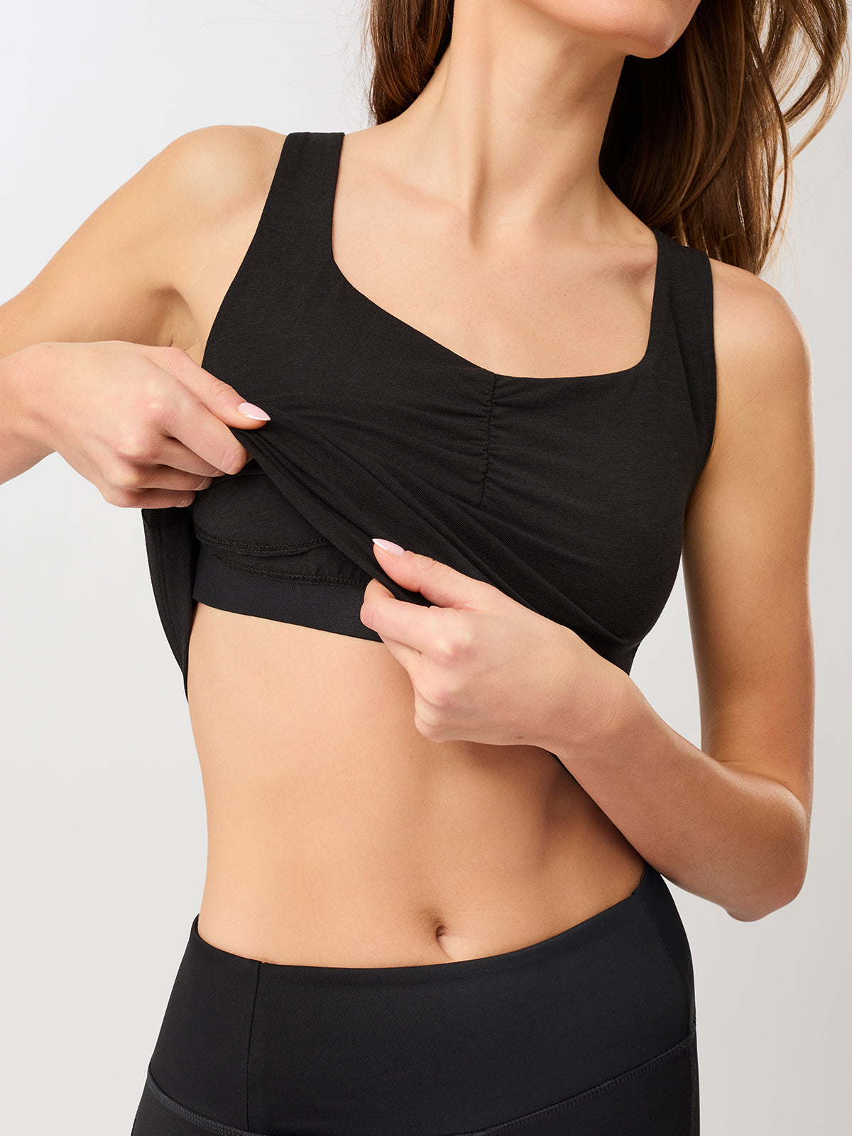 MANDALA バランス トップ【Tencel™素材】ブラック