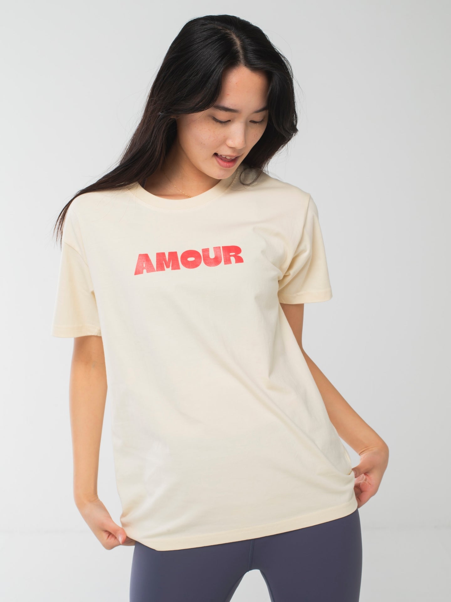 Amour T-shirts Apricot