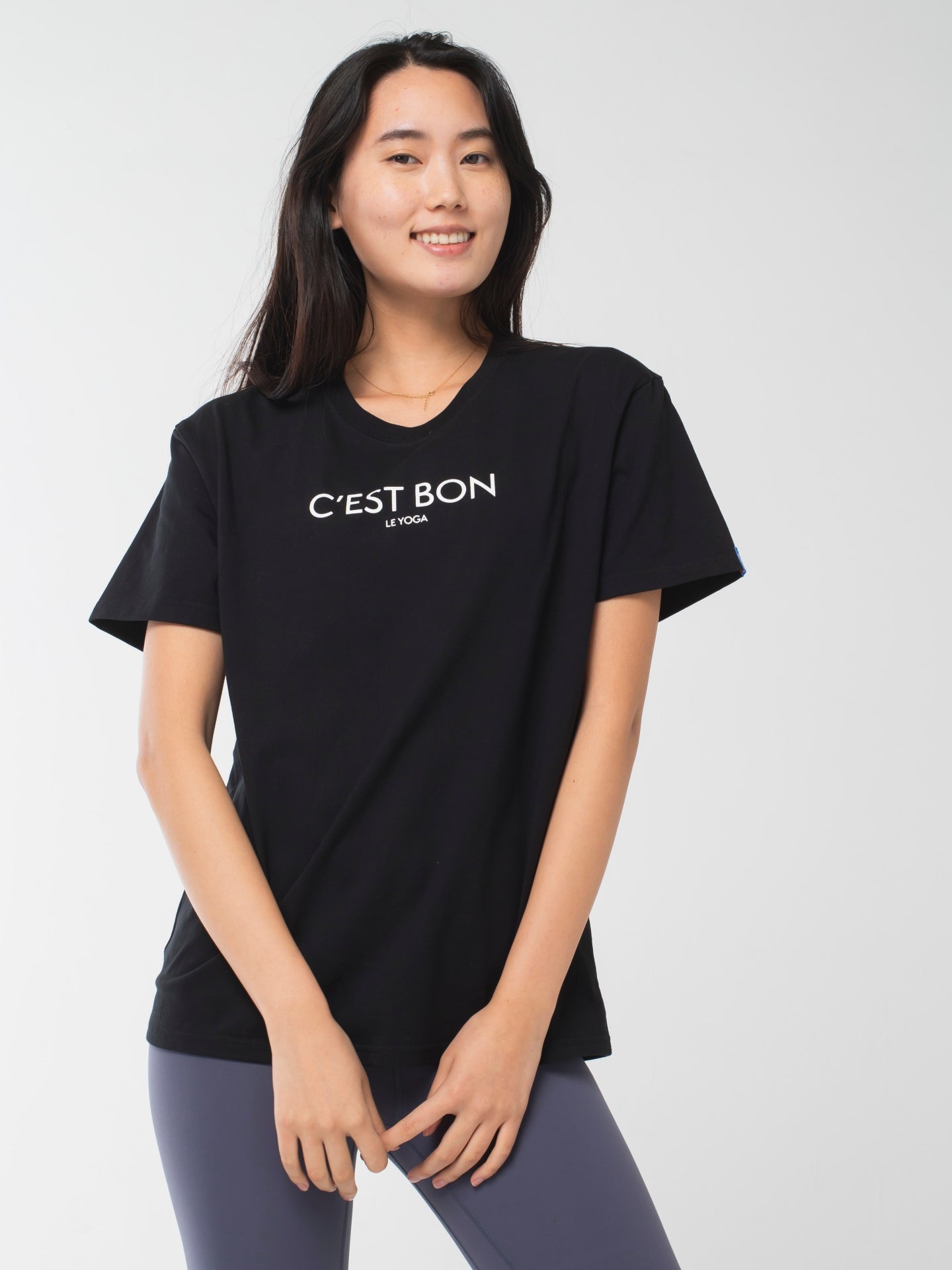 C'est Bon le Yoga Tee Black