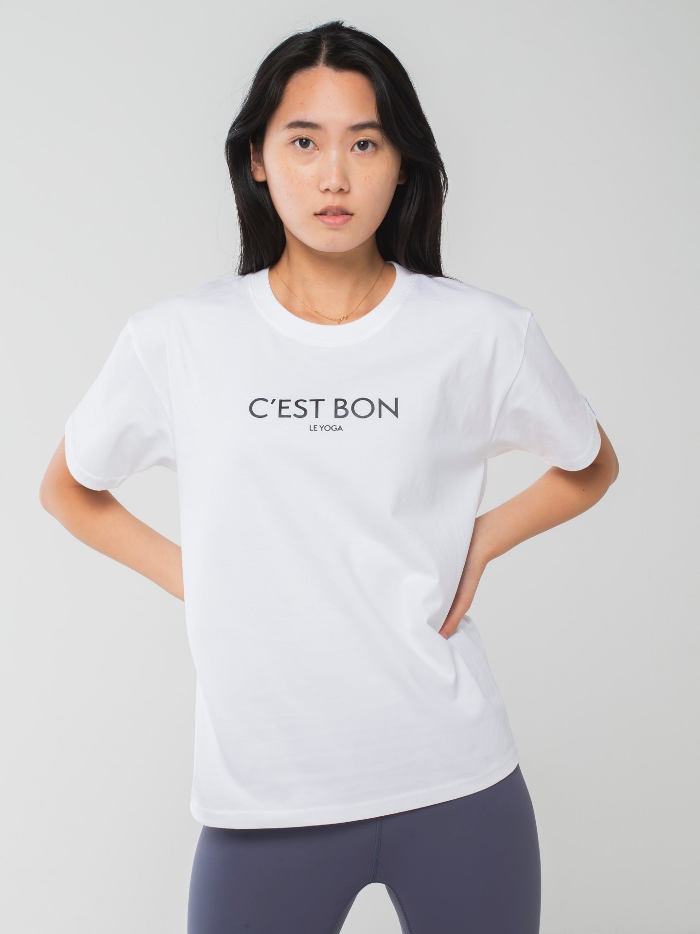 C'est Bon le Yoga Tee White