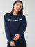 I love yoga Long-Sleeve Tee Navy