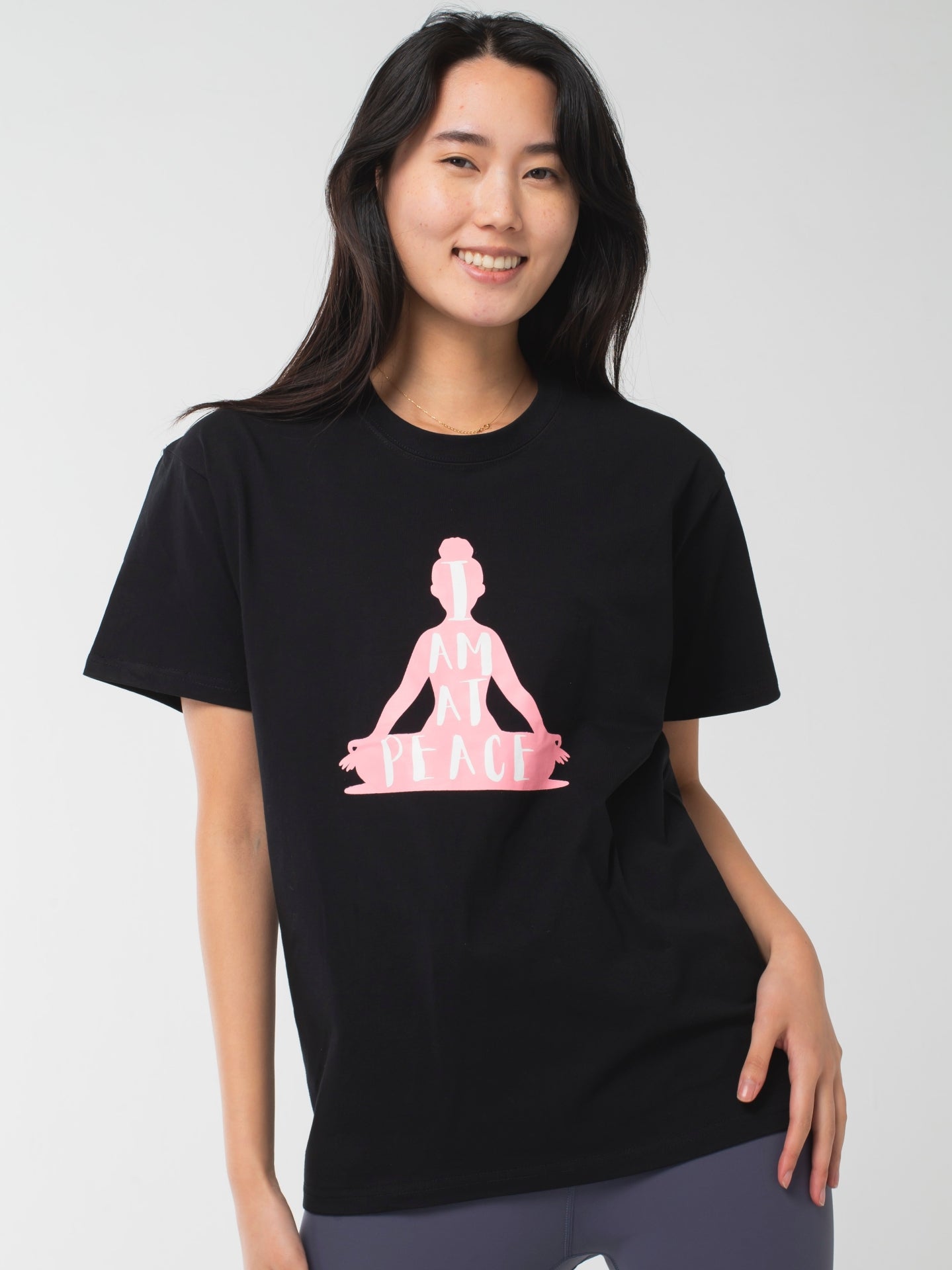 I am at peace T-shirts Black