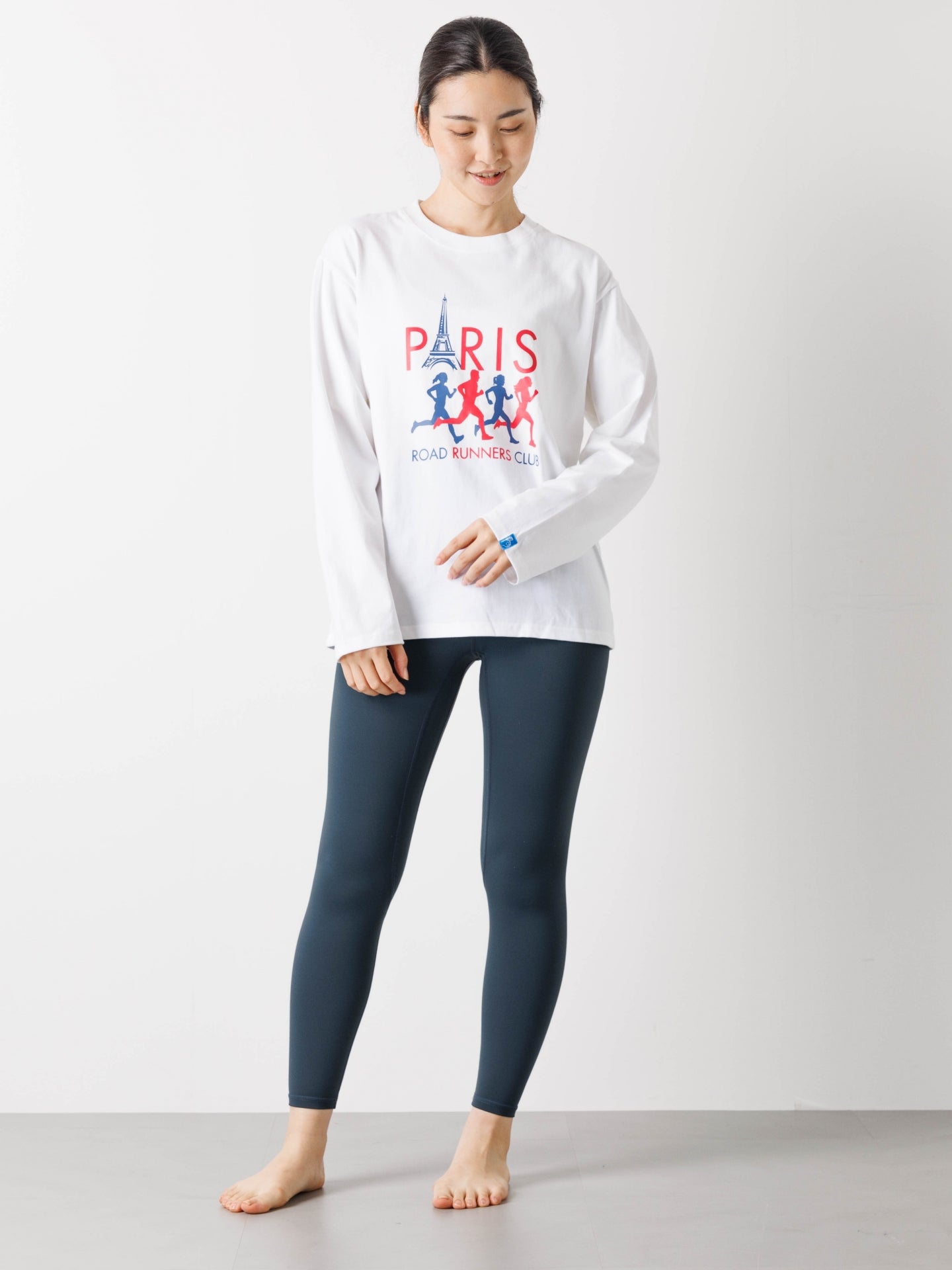 Paris Runners Club Long-Sleeve Tee White