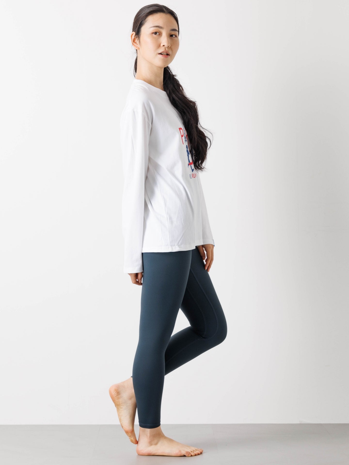Paris Runners Club Long-Sleeve Tee White