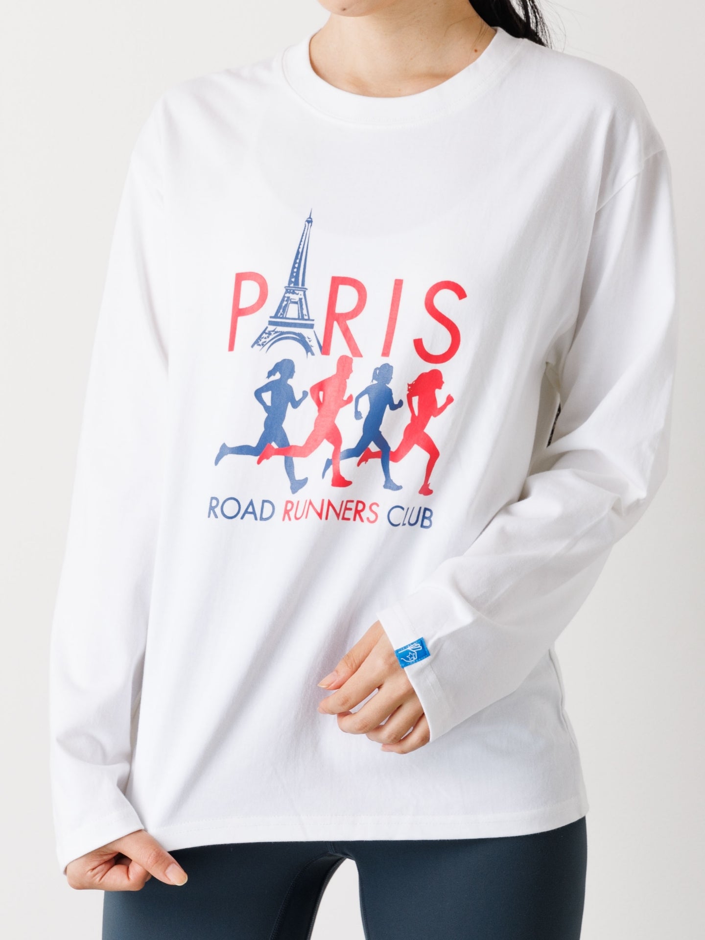 Paris Runners Club Long-Sleeve Tee White