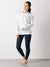 Wildflower Long-Sleeve Tee White