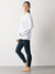 Wildflower Long-Sleeve Tee White