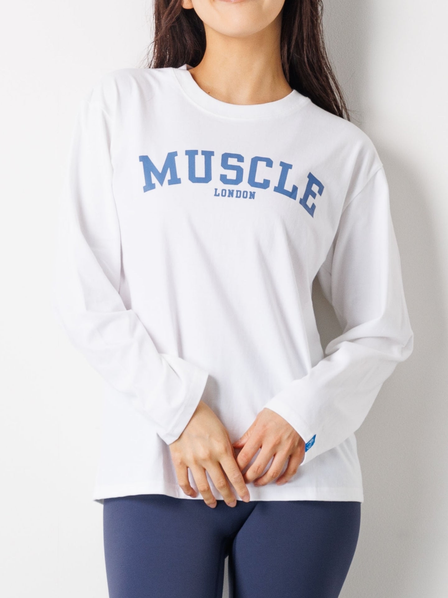 Muscle London Long-Sleeve Tee White
