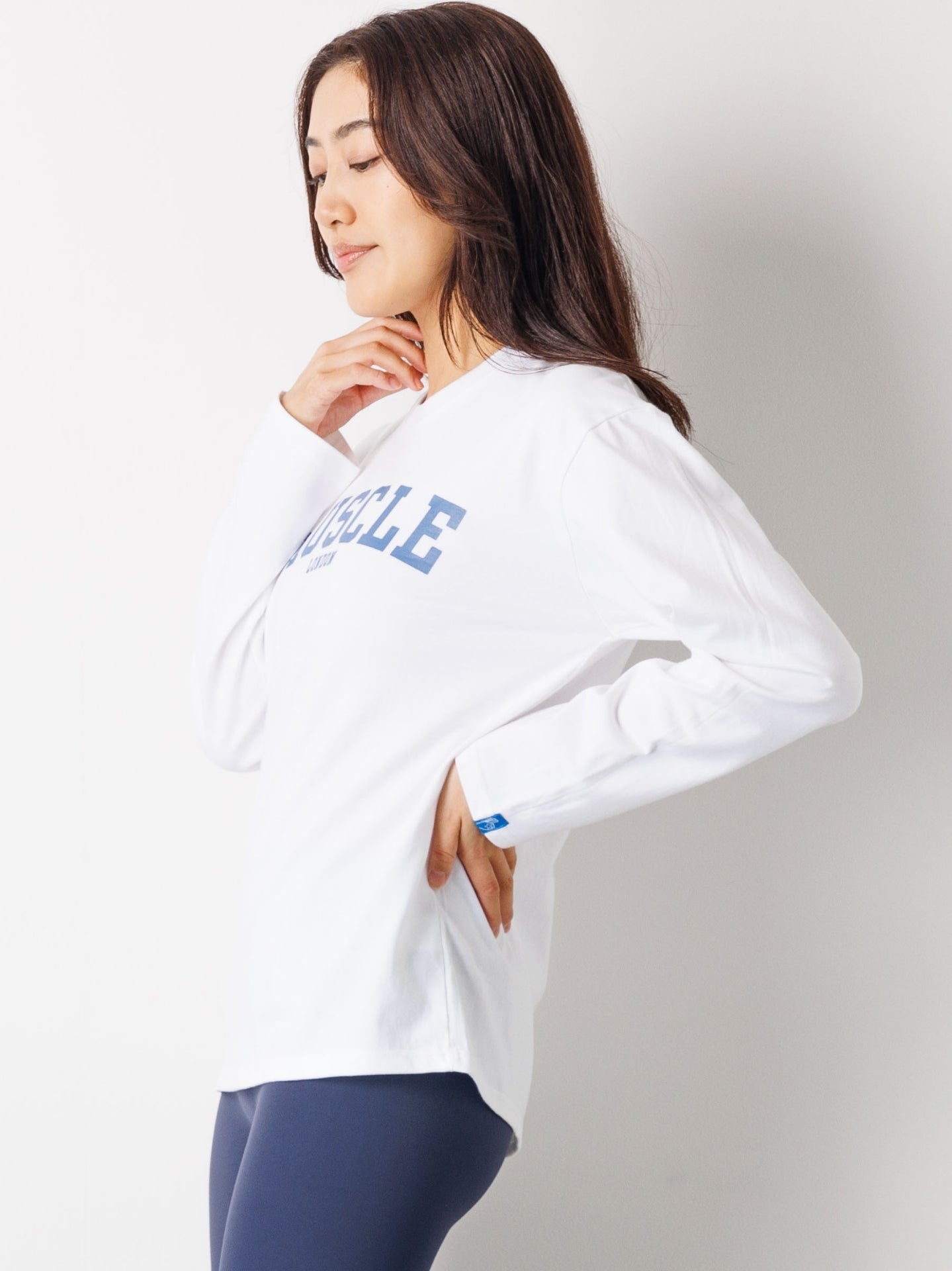 Muscle London Long-Sleeve Tee White