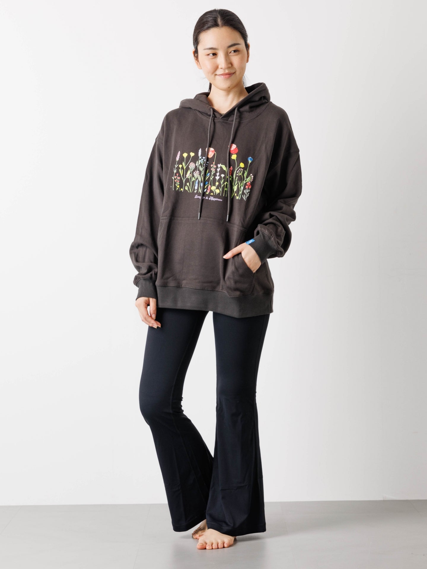 Wildflower Hoodie carbon grey