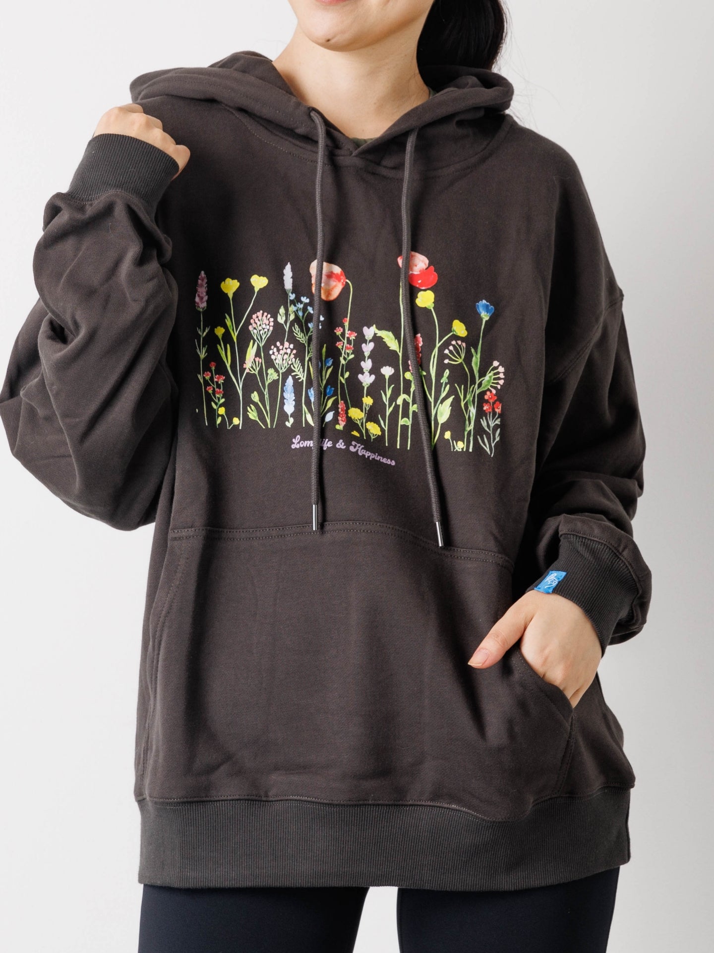 Wildflower Hoodie carbon grey