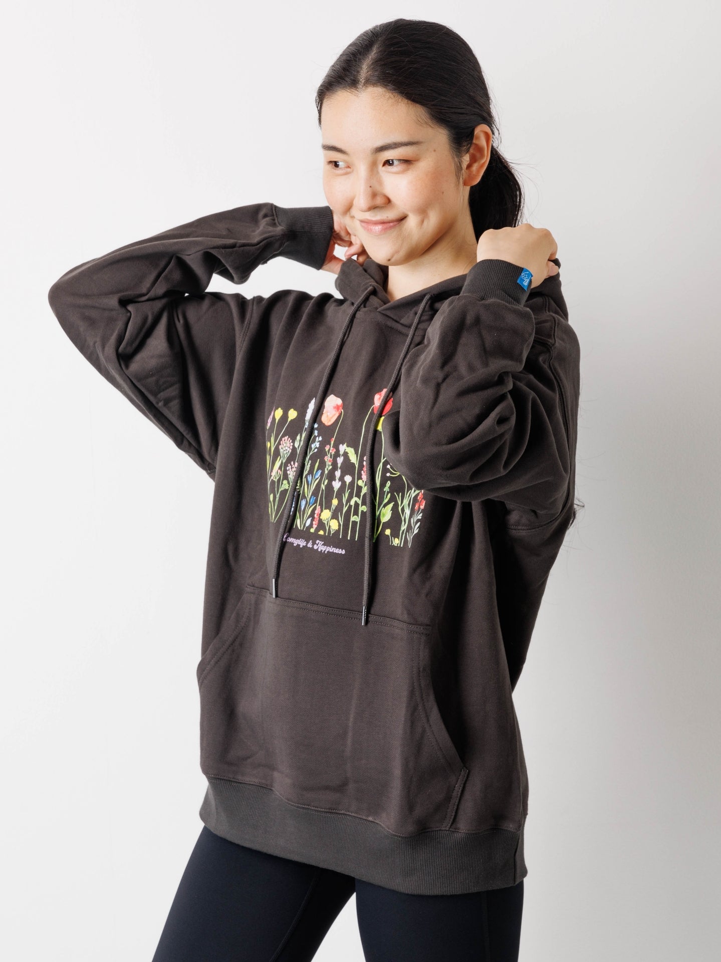 Wildflower Hoodie carbon grey