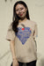 ［Tシャツ］Love & Peace t-shirts beige