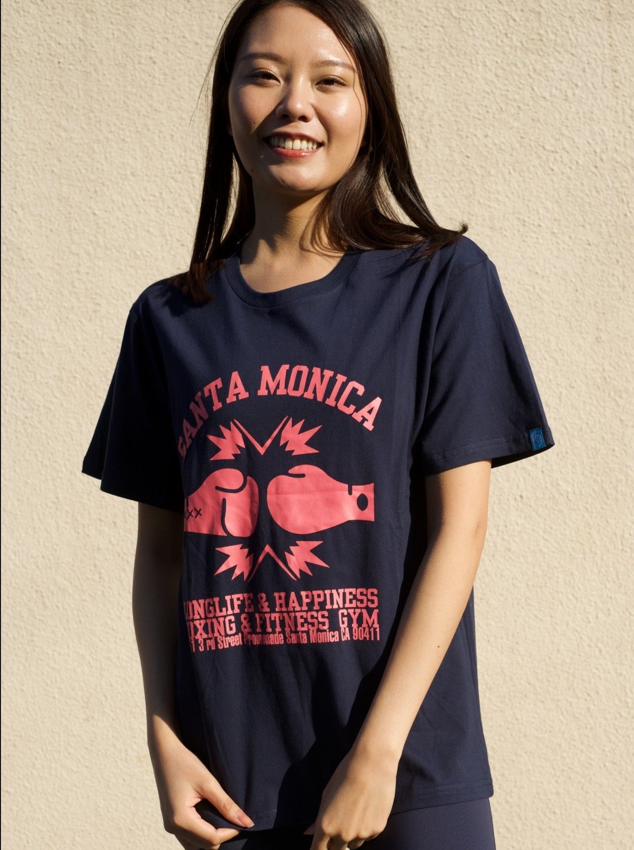 ［Tシャツ］Santa Monica Boxing Gym t-shirts navy