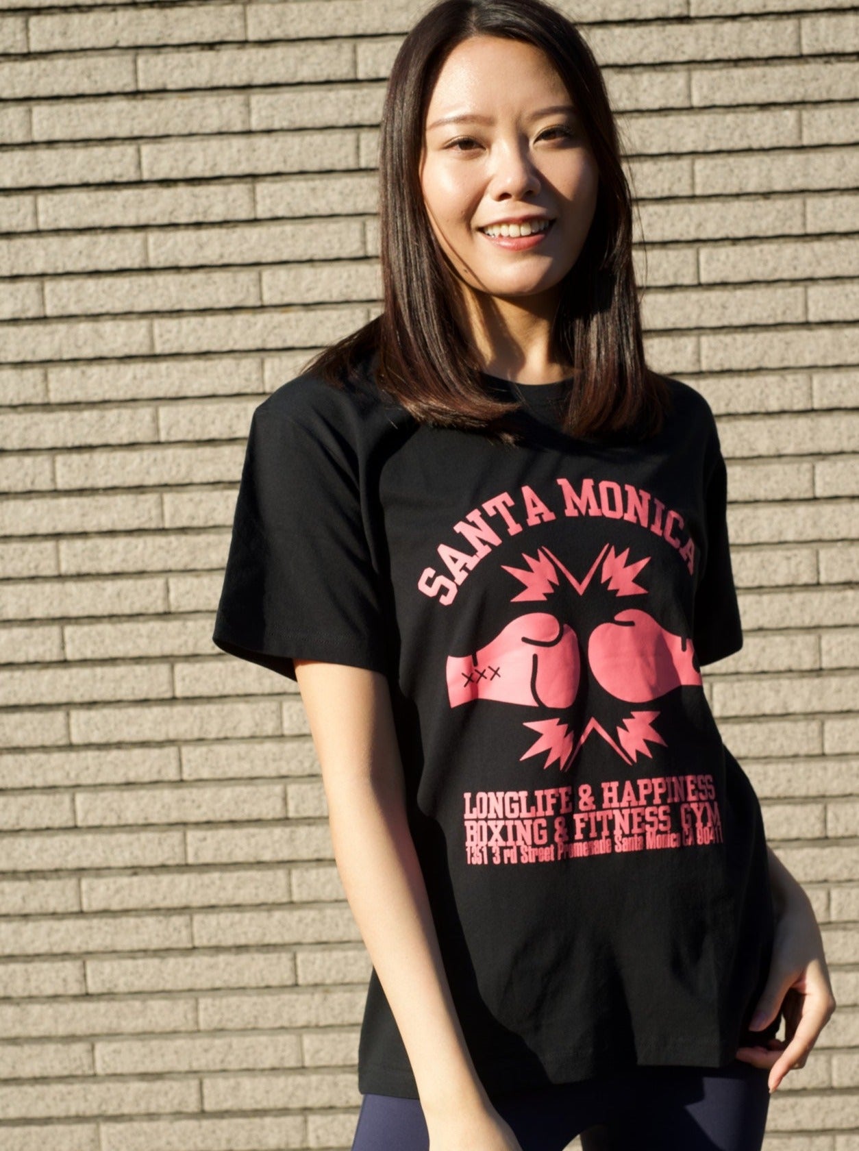 ［Tシャツ］Santa Monica Boxing Gym t-shirts black