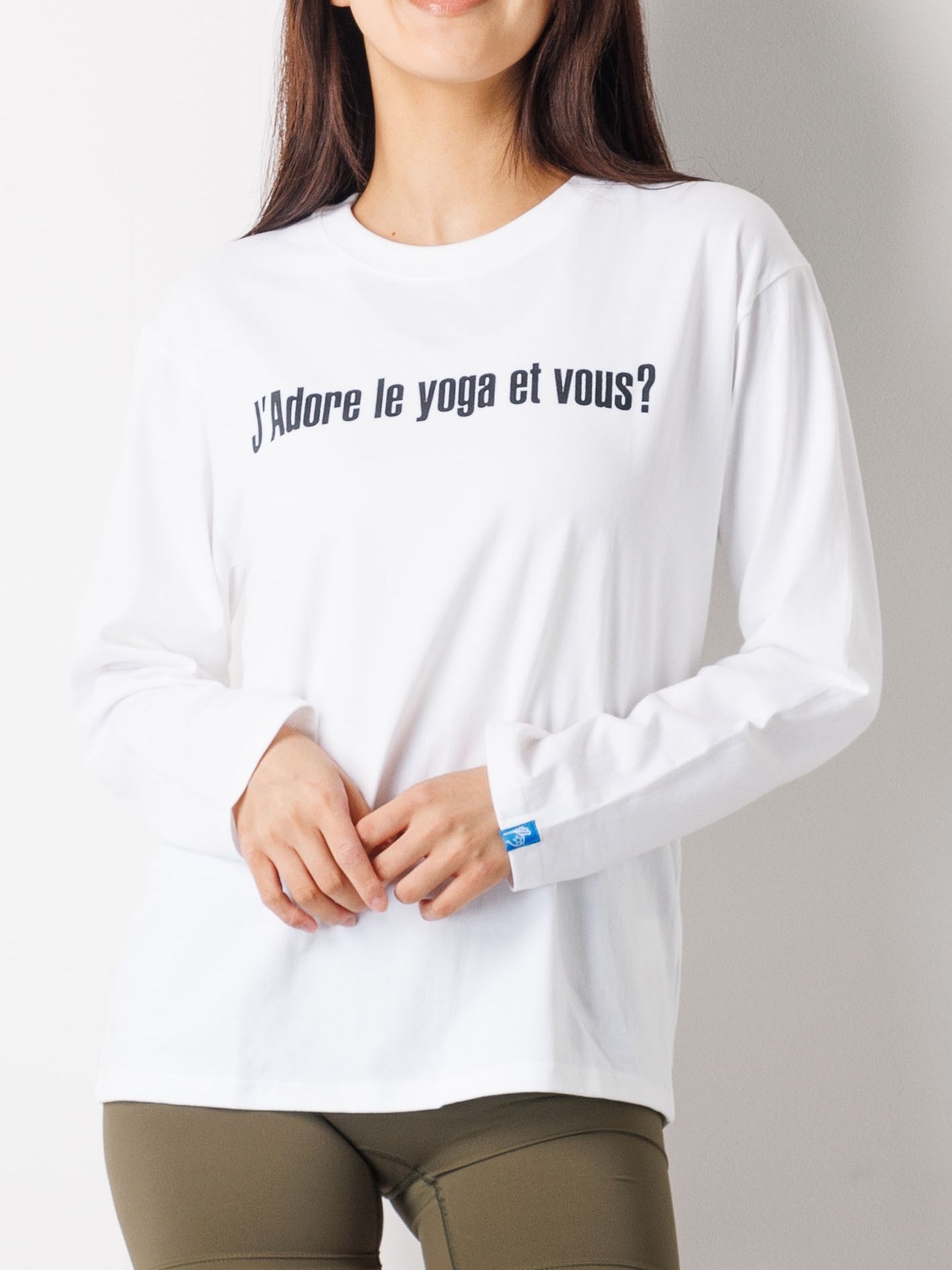 I love yoga Long-Sleeve Tee White