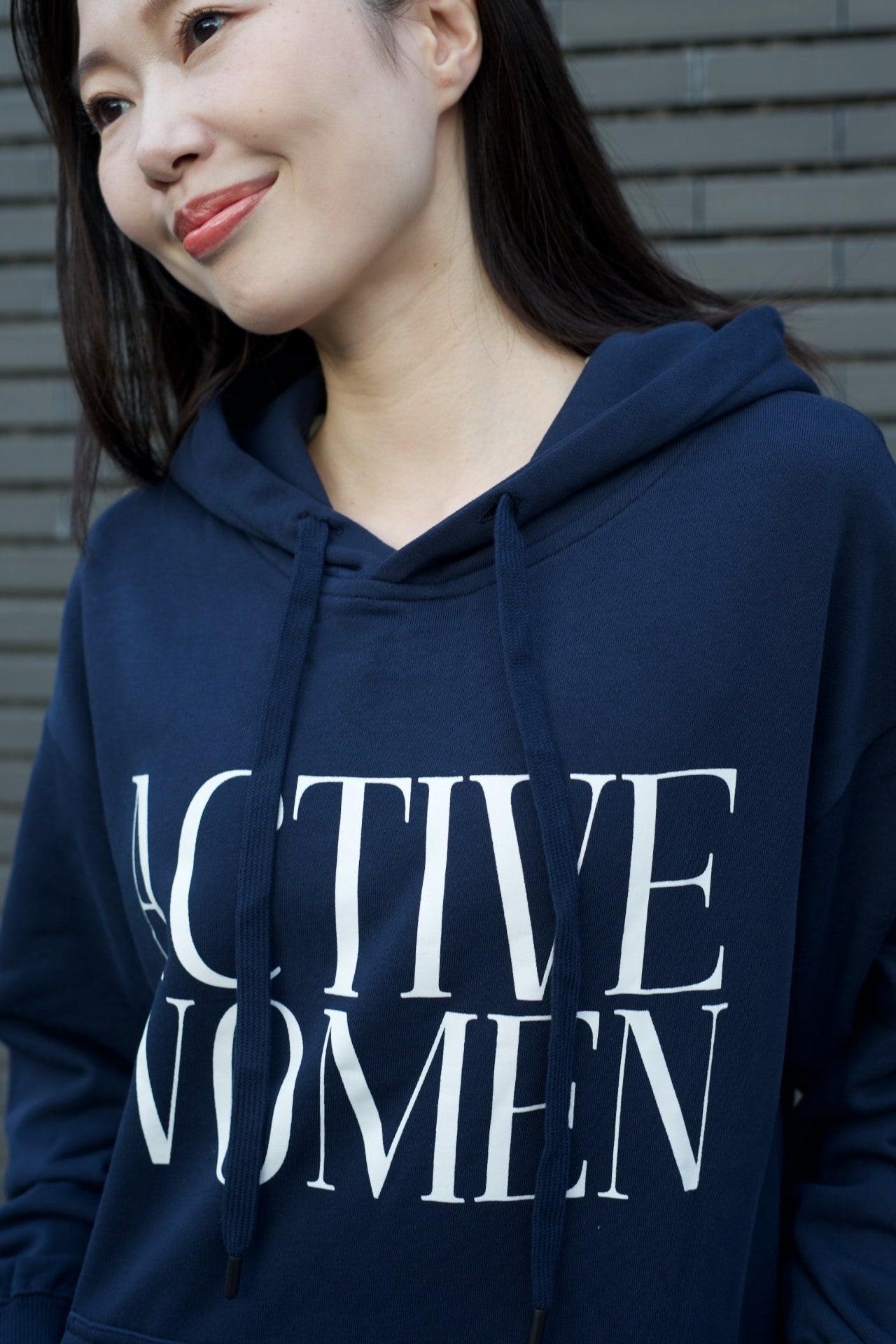 ［フーディー］Active Women hoodie navy
