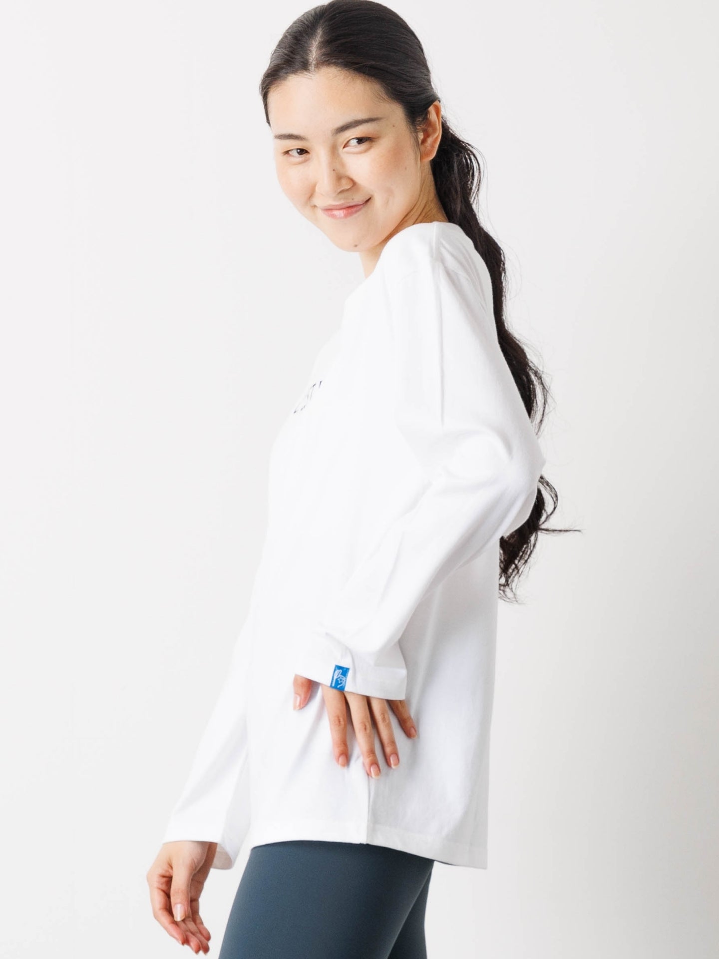 C'est Bon le Yoga Long-Sleeve Tee White